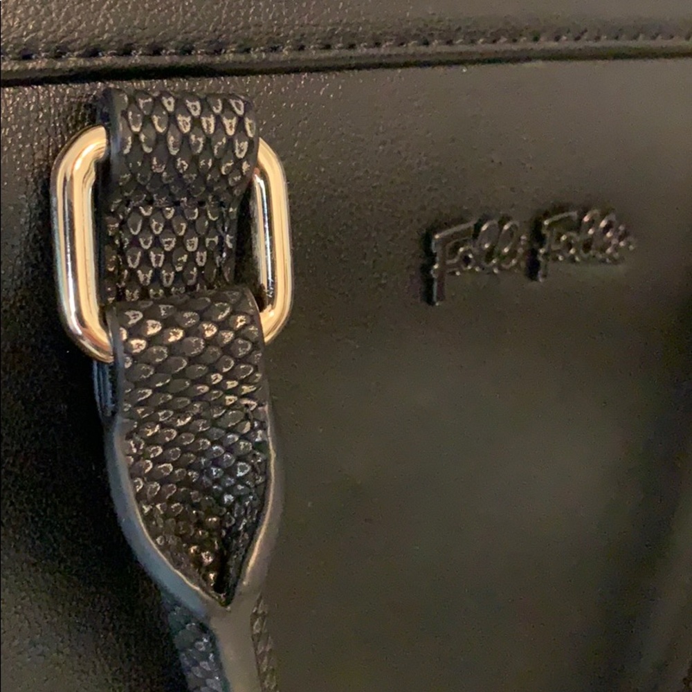 🇬🇷 NWOT Folli Follie Black Crossbody/Hand Bag w/ Dust Bag purchased in E… - Picture 5 of 16